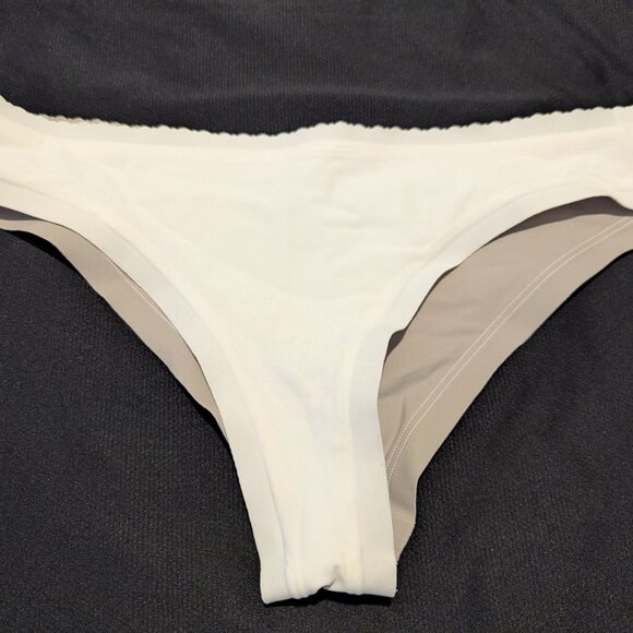 Lululemon Will the Wave Skimpy Bikini Bottom Size 2 White - Picture 4 of 11